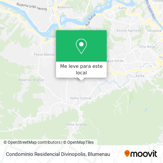 Condominio Residencial Divinopolis mapa