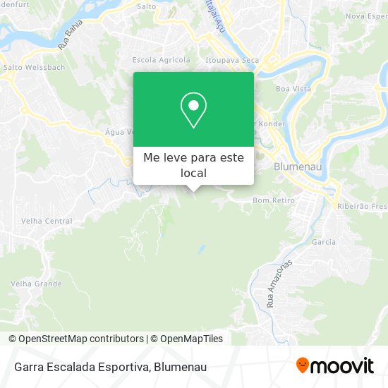 Garra Escalada Esportiva mapa