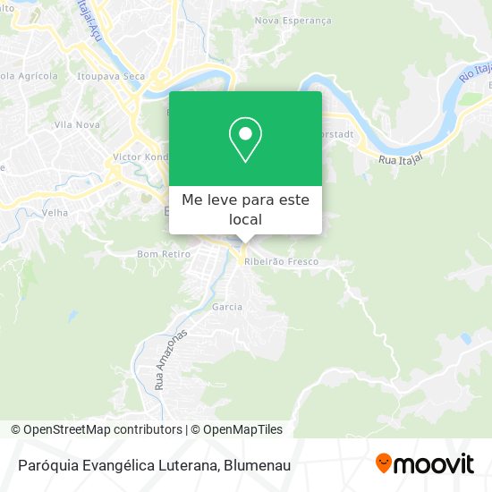 Paróquia Evangélica Luterana mapa
