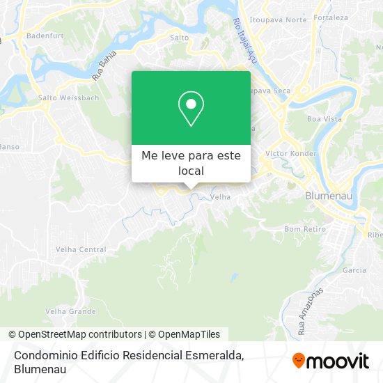 Condominio Edificio Residencial Esmeralda mapa