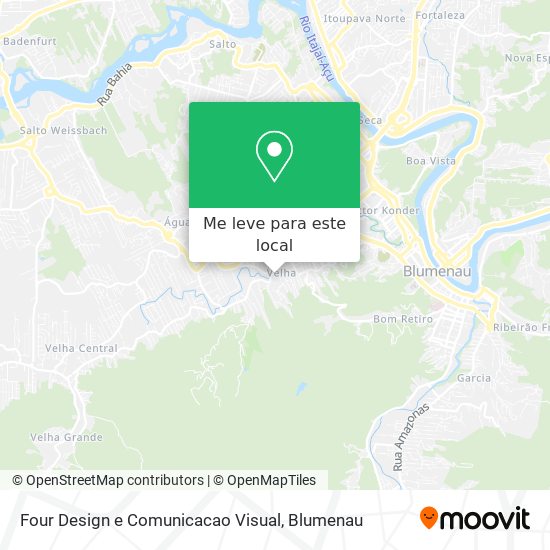 Four Design e Comunicacao Visual mapa