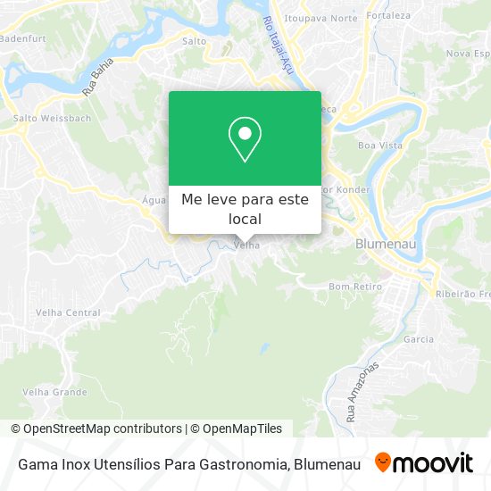 Gama Inox Utensílios Para Gastronomia mapa