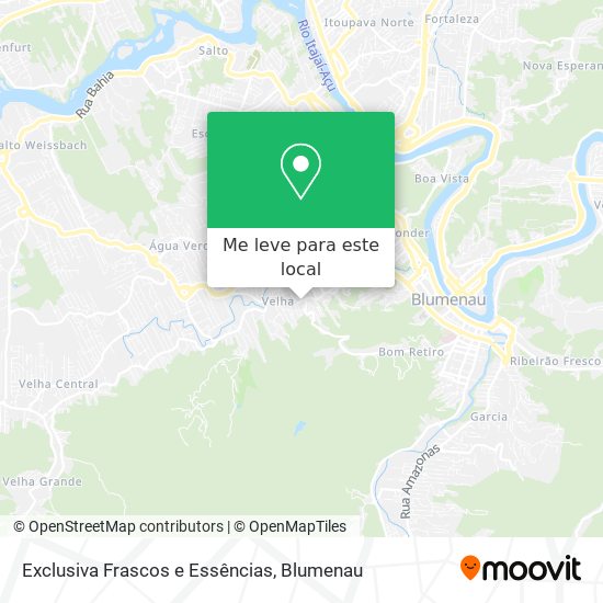 Exclusiva Frascos e Essências mapa