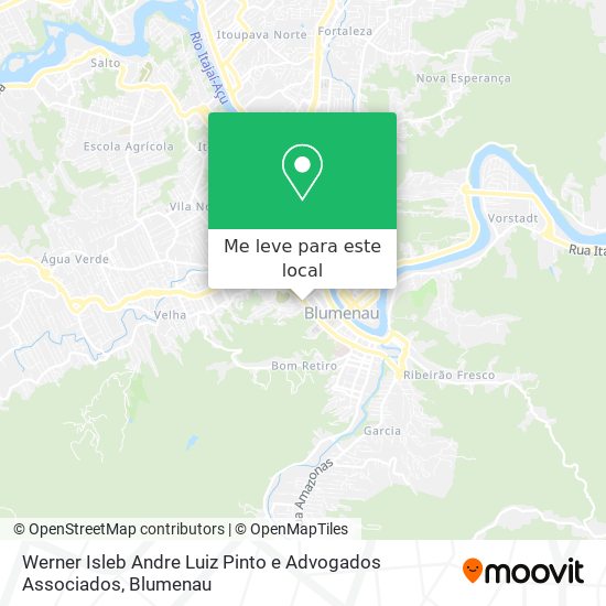 Werner Isleb Andre Luiz Pinto e Advogados Associados mapa