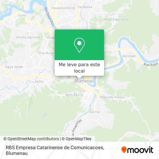 RBS Empresa Catarinense de Comunicacoes mapa