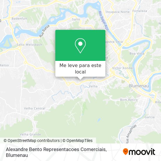 Alexandre Bento Representacoes Comerciais mapa