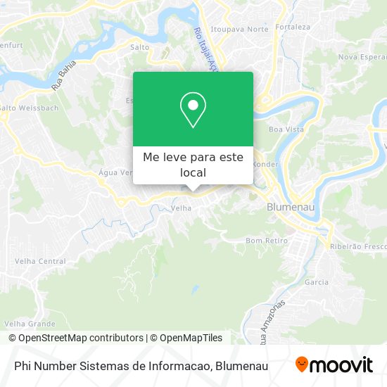Phi Number Sistemas de Informacao mapa