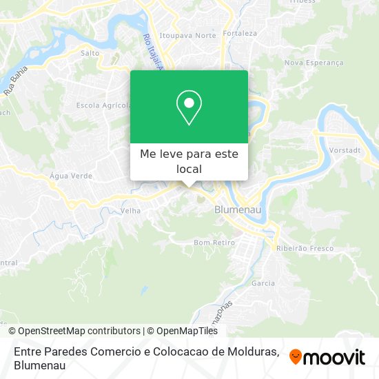 Entre Paredes Comercio e Colocacao de Molduras mapa