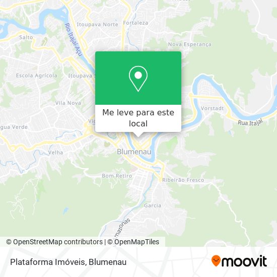 Plataforma Imóveis mapa