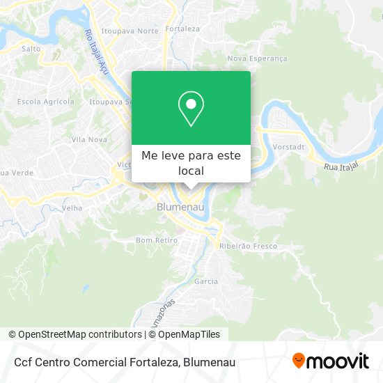 Ccf Centro Comercial Fortaleza mapa