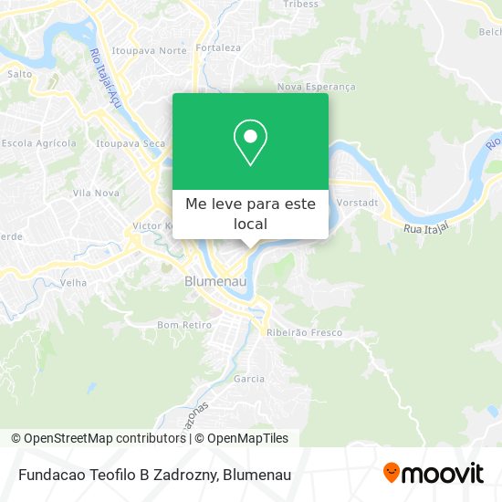 Fundacao Teofilo B Zadrozny mapa