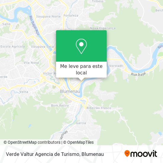 Verde Valtur Agencia de Turismo mapa