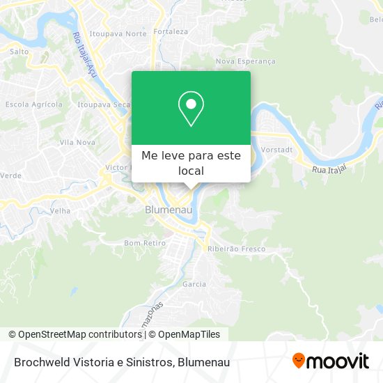 Brochweld Vistoria e Sinistros mapa