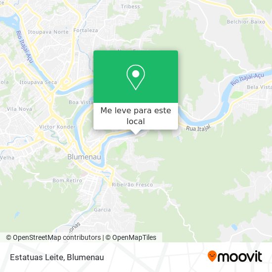 Estatuas Leite mapa