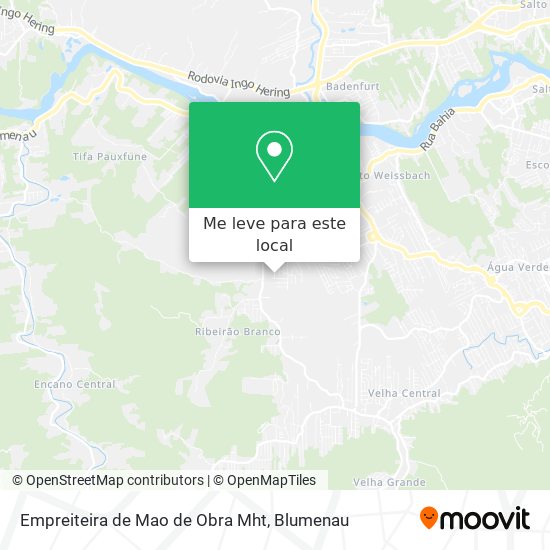 Empreiteira de Mao de Obra Mht mapa