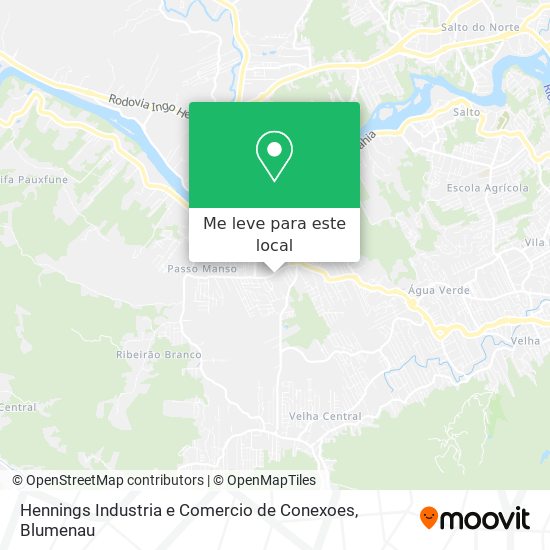 Hennings Industria e Comercio de Conexoes mapa