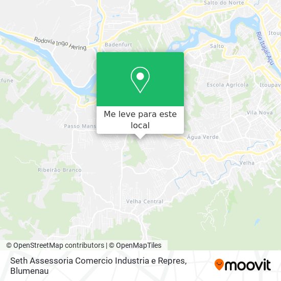 Seth Assessoria Comercio Industria e Repres mapa