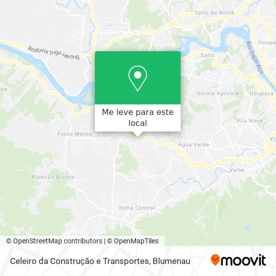 Celeiro da Construção e Transportes mapa