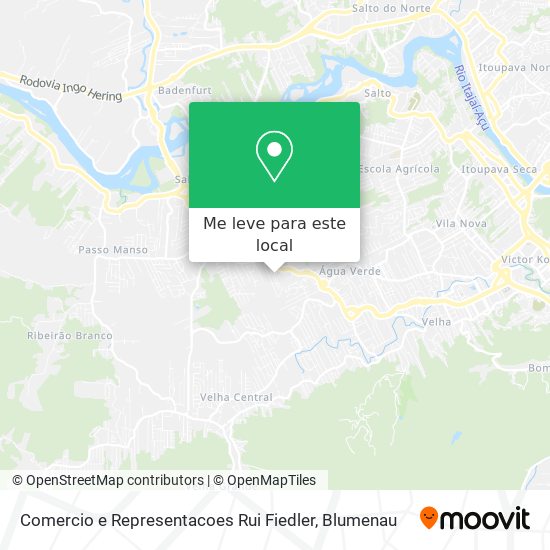Comercio e Representacoes Rui Fiedler mapa