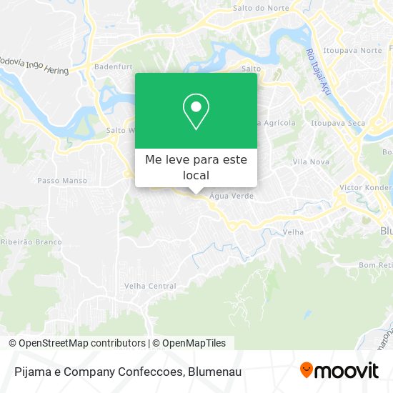 Pijama e Company Confeccoes mapa