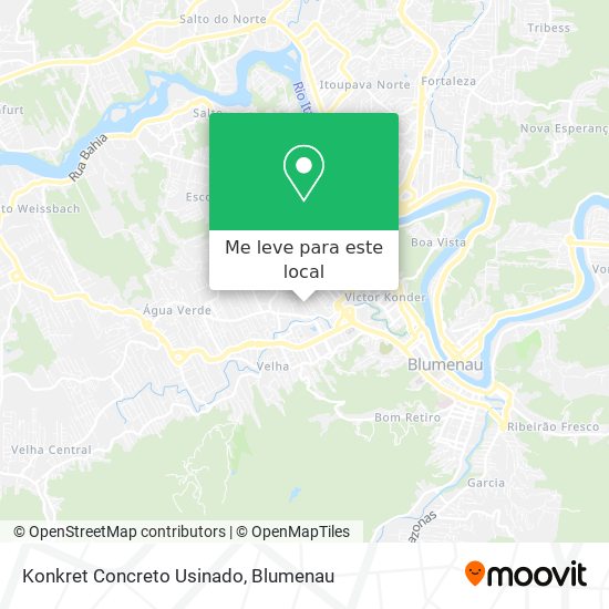 Konkret Concreto Usinado mapa