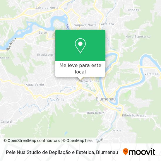 Pele Nua Studio de Depilação e Estética mapa
