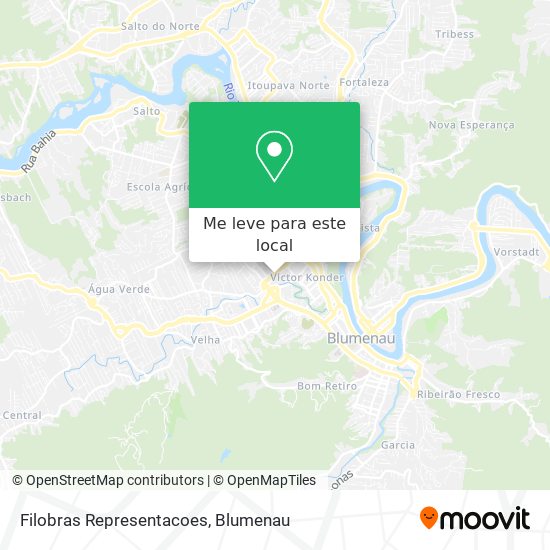 Filobras Representacoes mapa