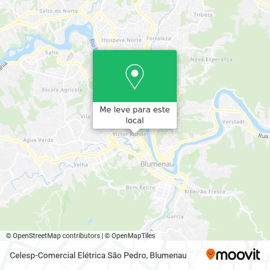 Celesp-Comercial Elétrica São Pedro mapa