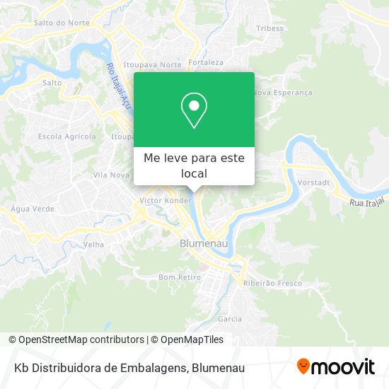 Kb Distribuidora de Embalagens mapa