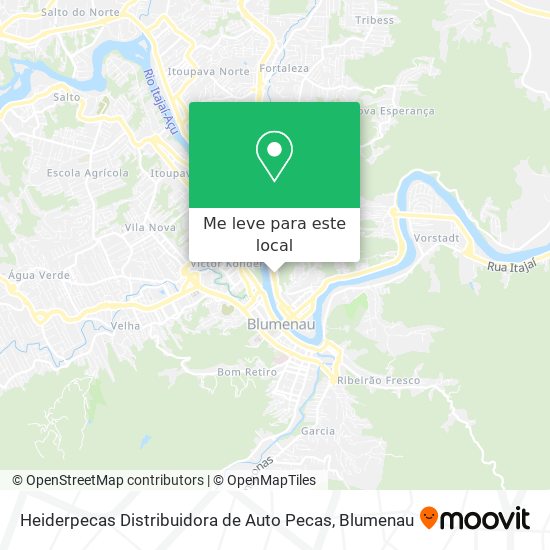 Heiderpecas Distribuidora de Auto Pecas mapa
