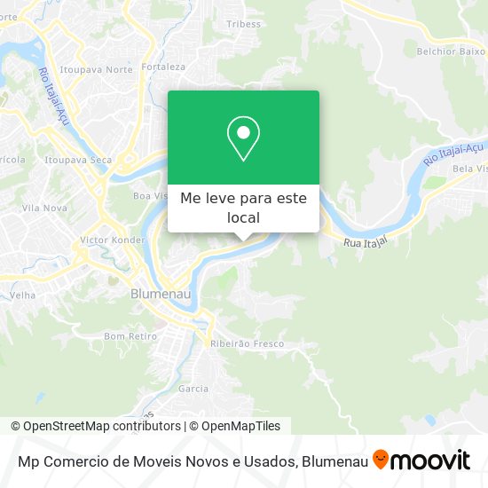 Mp Comercio de Moveis Novos e Usados mapa