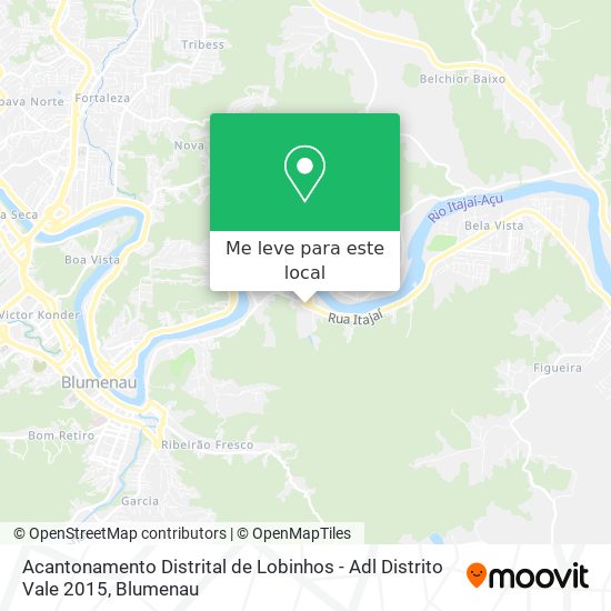 Acantonamento Distrital de Lobinhos - Adl Distrito Vale 2015 mapa