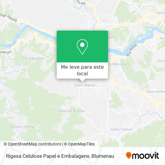 Rigesa Celulose Papel e Embalagens mapa