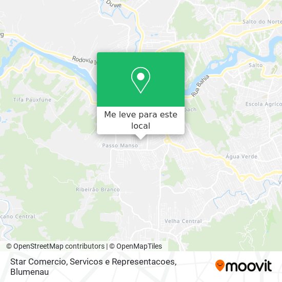 Star Comercio, Servicos e Representacoes mapa