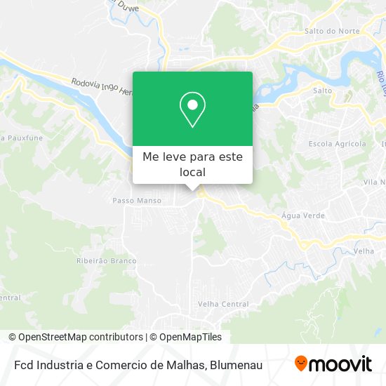 Fcd Industria e Comercio de Malhas mapa