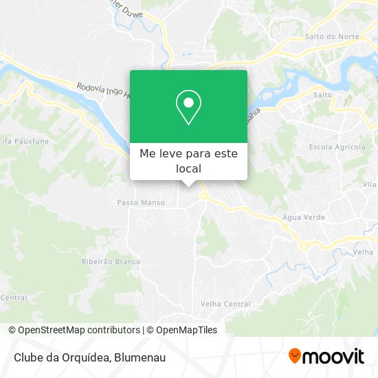 Clube da Orquídea mapa