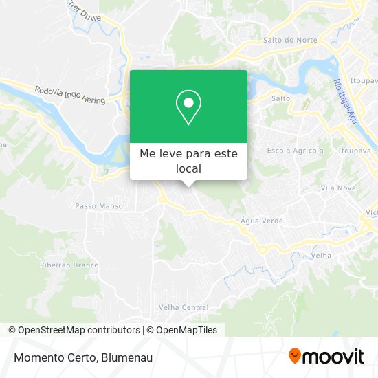 Momento Certo mapa