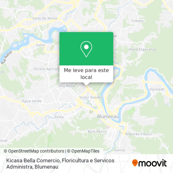 Kicasa Bella Comercio, Floricultura e Servicos Administra mapa