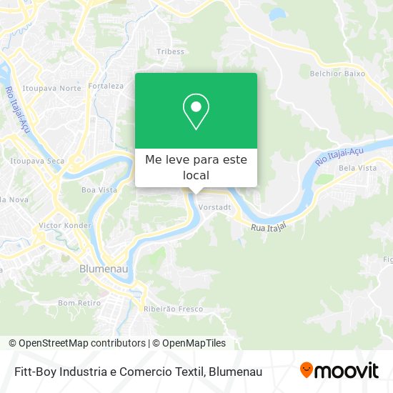 Fitt-Boy Industria e Comercio Textil mapa