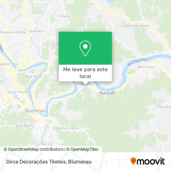 Dirce Decorações Têxteis mapa