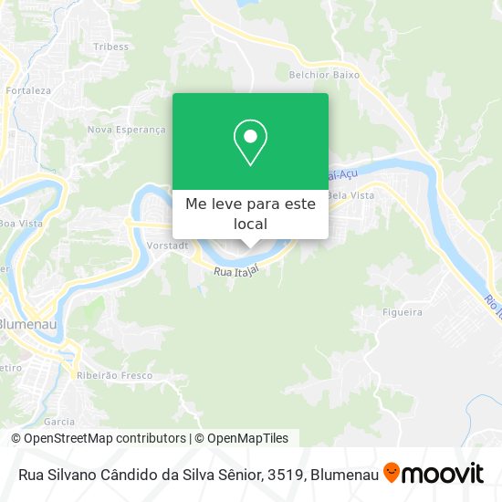Rua Silvano Cândido da Silva Sênior, 3519 mapa
