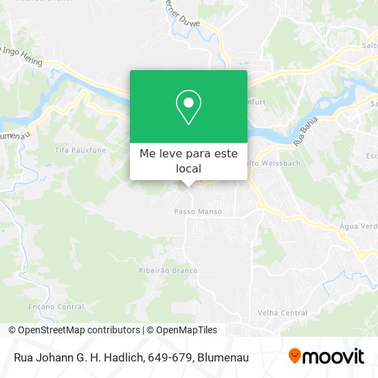 Rua Johann G. H. Hadlich, 649-679 mapa