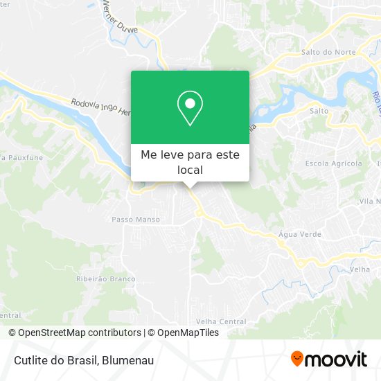 Cutlite do Brasil mapa