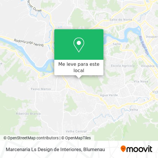Marcenaria Ls Design de Interiores mapa