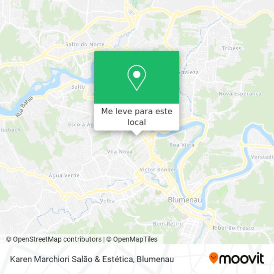 Karen Marchiori Salão & Estética mapa