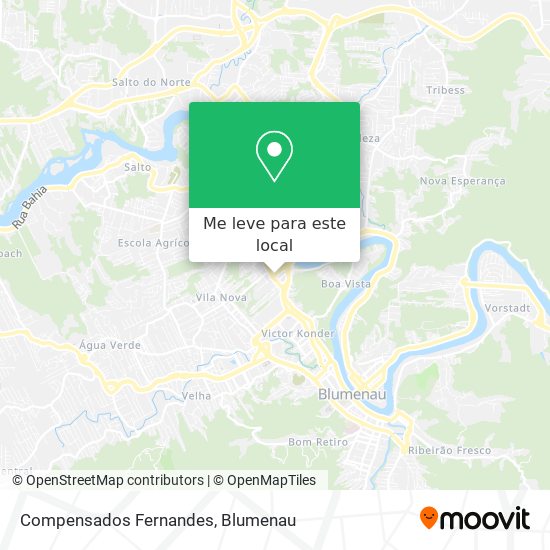 Compensados Fernandes mapa