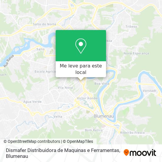 Dismafer Distribuidora de Maquinas e Ferramentas mapa