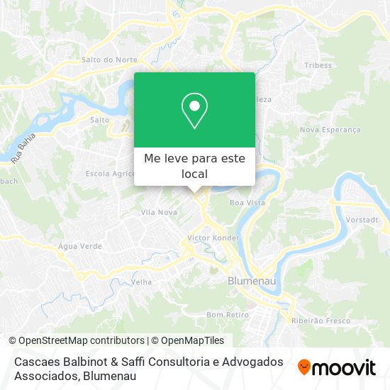 Cascaes Balbinot & Saffi Consultoria e Advogados Associados mapa