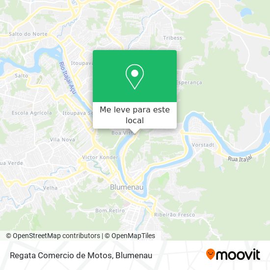 Regata Comercio de Motos mapa