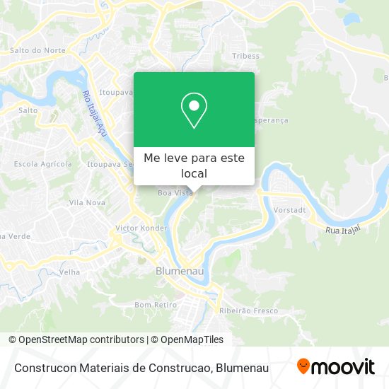 Construcon Materiais de Construcao mapa